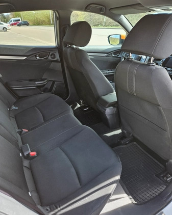 Honda Civic cena 60900 przebieg: 122250, rok produkcji 2017 z Gdańsk małe 79